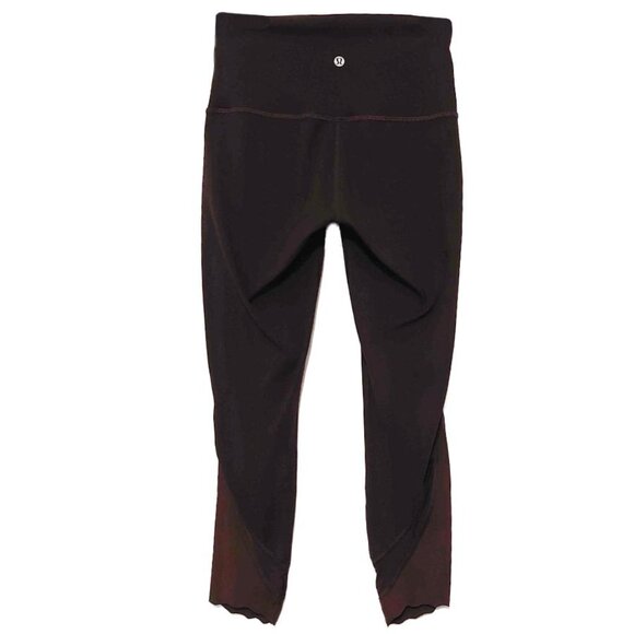 Lululemon Wunder Under High-Rise Crop 23" *Updated Scallop Luxtreme French Press - Picture 7 of 10